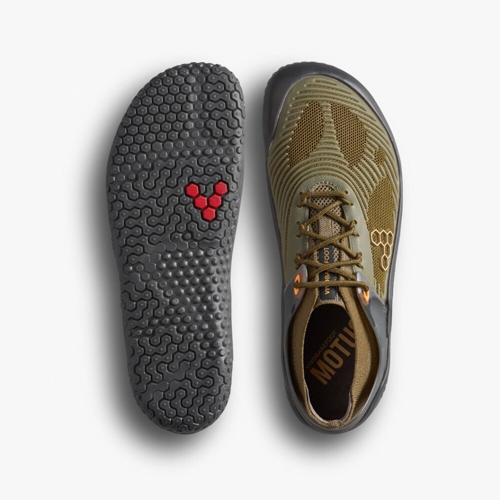 NEW Vivobarefoot womens Motus Strength II shoes lifting gym Dark Olive sz 8 - Picture 2 of 7